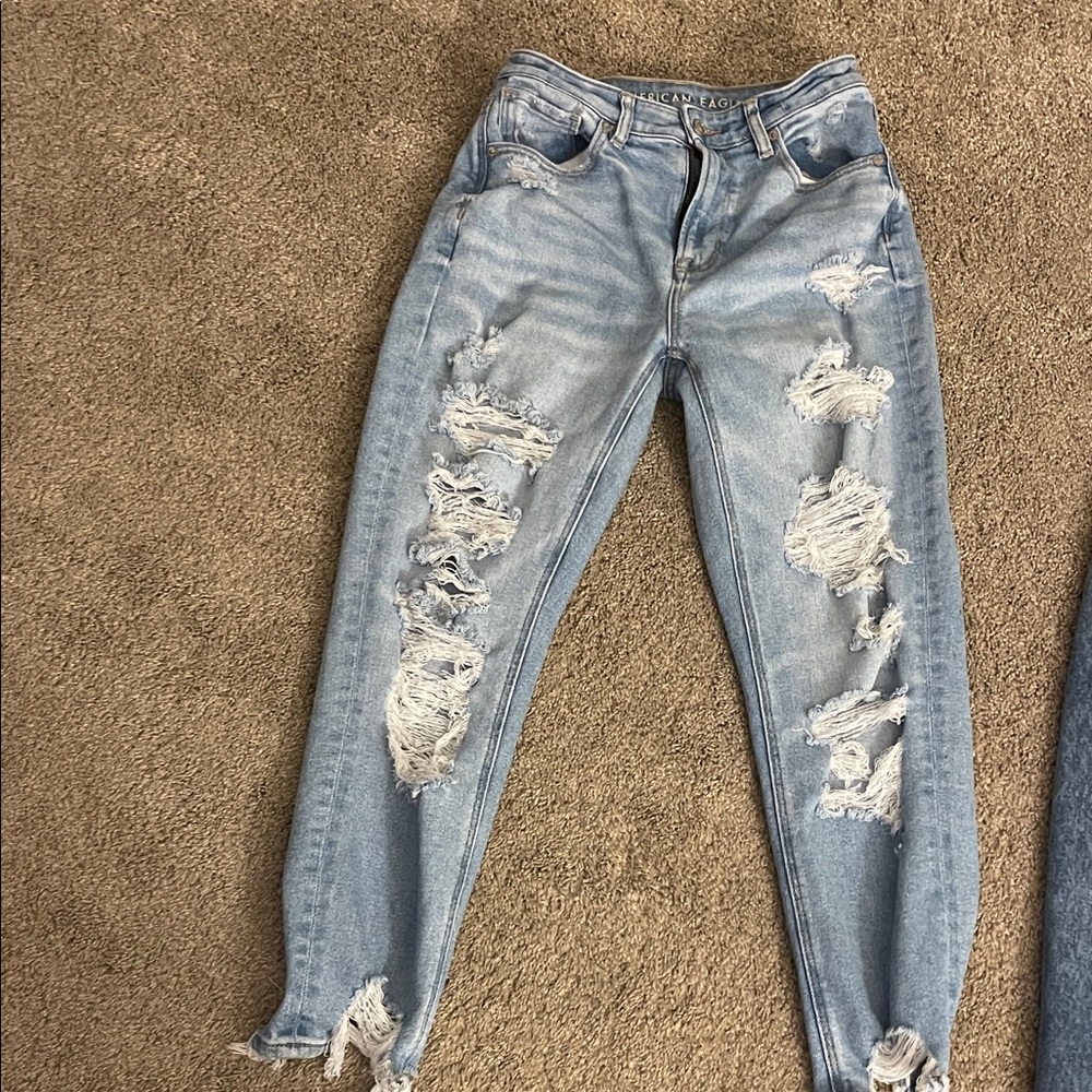 American Eagle Outfitters Light Blue Boyfriend Jeans